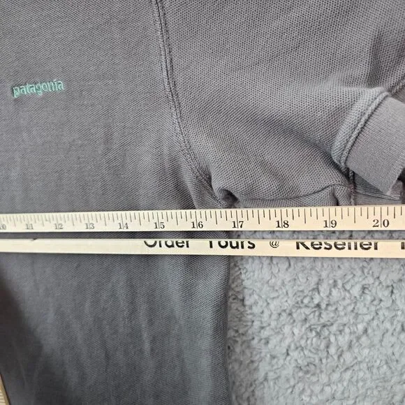 Patagonia Men’s Gray Short Sleeve Golf Polo Shirt Size XXS - Picture 8 of 9